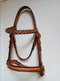 English Leather fine In Hand Bridle