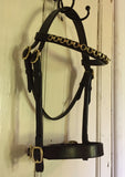 English Leather In Hand Show Stallion Bridle.