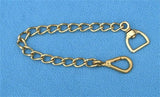 18" Solid Brass Chain