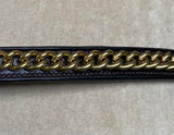 Hand crafted Brass chain Browband