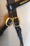 Rolled Cheeks In Hand Bridle Fancy stitched Nose band