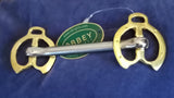 Top Quality English 'Abbey' Brass Horseshoe Bit
