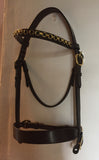 English Leather In Hand Show Stallion Bridle.