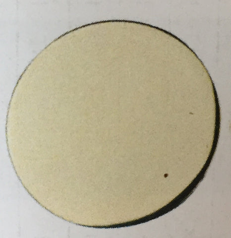 Plain Brass flat Bridle Rosettes (Pair) 1 1/4" Diameter