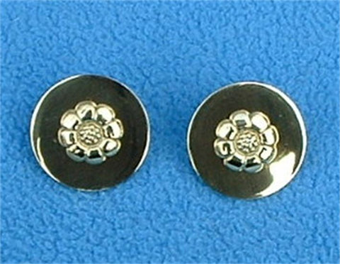 1.25" Diameter Daisy Brass Rosettes