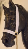 Gold or Silver Sparkly Lace 'Bling' Halter with Chain Lead.