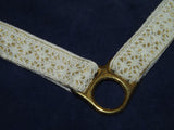 Gold or Silver Sparkly Lace 'Bling' Halter with Chain Lead.
