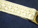 Gold or Silver Sparkly Lace 'Bling' Halter with Chain Lead.